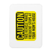 Magnet Flexible Attention Ce Véhicule Fait Des Arrêts Fréquents À (Vertical)