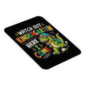 Magnet Flexible Attention maternelle j'arrive Dino (Côté Droit)
