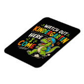 Magnet Flexible Attention maternelle j'arrive Dino (Côté Gauche)