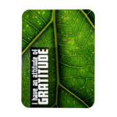 Magnet Flexible "Attitude de gratitude" Motivation Affirmation (Vertical)