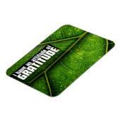 Magnet Flexible "Attitude de gratitude" Motivation Affirmation (Côté Gauche)