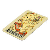 Magnet Flexible Attraction du sous-sol | Vintage Affiche (Côté Gauche)