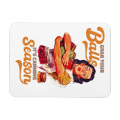 Magnet Flexible Attrapez vos boules, sa saison de canne, attrapez- (Horizontal)