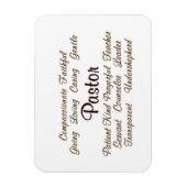 Magnet Flexible Attributs du pasteur (Vertical)