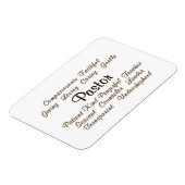 Magnet Flexible Attributs du pasteur (Côté Gauche)