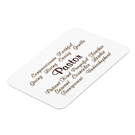 Magnet Flexible Attributs du pasteur (Côté Gauche)