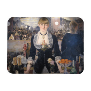 Magnet Flexible Au bar des folies-bergere Edouard Manet
