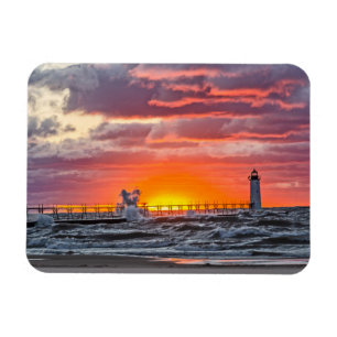 Magnet Flexible Au début du coucher du soleil