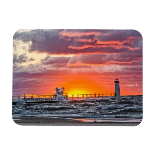 Magnet Flexible Au début du coucher du soleil (Horizontal)