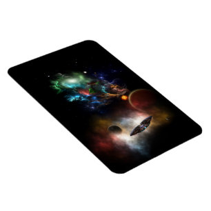 Magnet Flexible Au-delà de l'espace et du temps L'art fractal II S