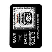 Magnet Flexible Au-Dessus De La Colline Sauvez La Date (Vertical)