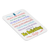 Magnet Flexible Aucun aimant de panneau de sollicitation (Côté Droit)