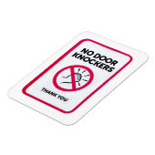 Magnet Flexible Aucun bouton de porte ne signe (Côté Gauche)