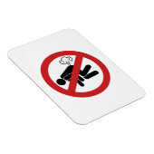 Magnet Flexible AUCUN ⚠ Drôle Toilette Thaïlandaise ⚠ (Côté Droit)