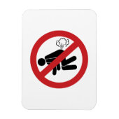 Magnet Flexible AUCUN ⚠ Drôle Toilette Thaïlandaise ⚠ (Vertical)