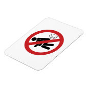 Magnet Flexible AUCUN ⚠ Drôle Toilette Thaïlandaise ⚠ (Côté Gauche)