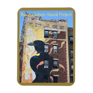 Magnet Flexible Audubon Birds Building Wall Art NYC