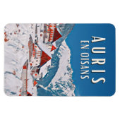 Magnet Flexible Auris en oisans Station de ski (Horizontal)