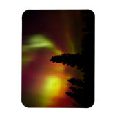 Magnet Flexible Aurora boréale et arbres (Vertical)