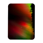 Magnet Flexible Aurora Borealis et arbres (Vertical)