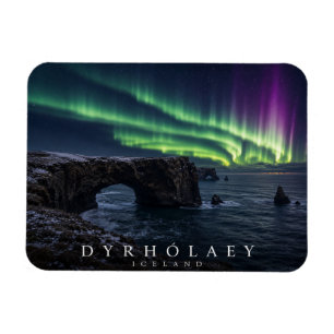 Magnet Flexible Aurores boréales de Dyrholaey
