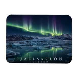Magnet Flexible Aurores boréales de Fjallsarlon