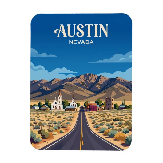 Magnet Flexible Austin États-Unis (Vertical)