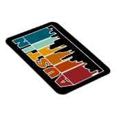 Magnet Flexible Austin Texas Retro Sunset (Côté Droit)