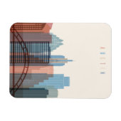 Magnet Flexible Austin, Texas | Ville Skyline (Horizontal)