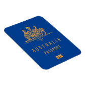 Magnet Flexible Australia passport (Côté Droit)