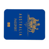 Magnet Flexible Australia passport (Horizontal)