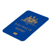 Magnet Flexible Australia passport (Côté Gauche)