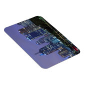 Magnet Flexible Australia, Victoria, Melbourne, skyline along (Côté Droit)