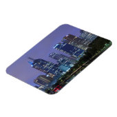 Magnet Flexible Australia, Victoria, Melbourne, skyline along (Côté Gauche)