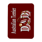 Magnet Flexible Australian Terrier Papa (Vertical)