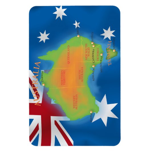 Magnet Flexible Australie (Vertical)