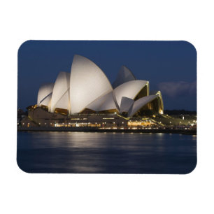 Magnet Flexible Australie, Sydney. Opéra de nuit sur