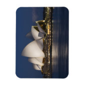 Magnet Flexible Australie, Sydney. Opéra la nuit (Vertical)