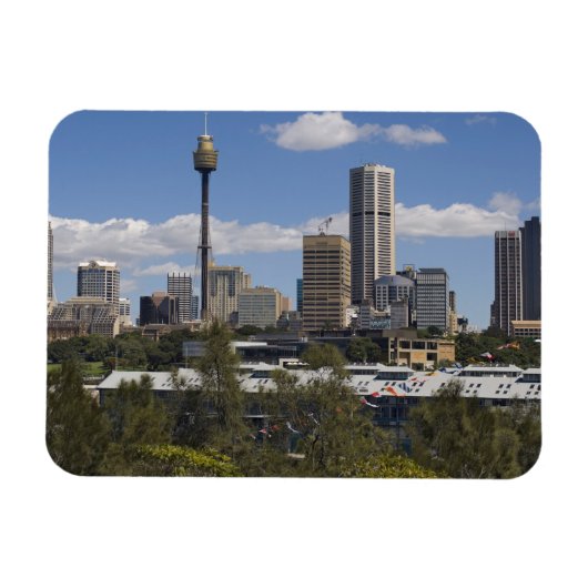Magnet Flexible Australie, Sydney, Potts Point. Skyline de Sydney. (Horizontal)