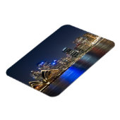 Magnet Flexible Australie, Sydney. Skyline avec Opera House vu (Côté Gauche)