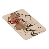 Magnet Flexible Auteur De Café Mais Premier Café (Côté Droit)