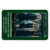 Magnet Flexible Auteur de l'écriture Couverture livre vert ou coul (Horizontal)