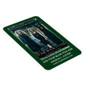 Magnet Flexible Auteur de l'écriture Couverture livre vert ou coul (Côté Droit)