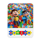 Magnet Flexible Autisme (Vertical)