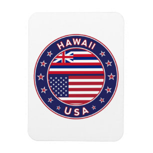 Magnet Flexible Autocollant Hawaii, Hawaii, USA