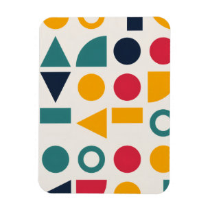 Magnet Flexible Autocollants de motif de formes géométriques Bauha