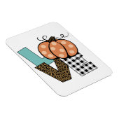 Magnet Flexible Automne Amour Citrouille (Côté Droit)