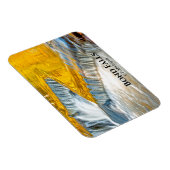 Magnet Flexible Automne Feuilles Réflexions Bond Falls Cascades (Côté Droit)