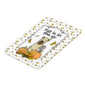 Magnet Flexible Automne Roue Terrier (blé 1b2) Citrouille mignon (Côté Gauche)