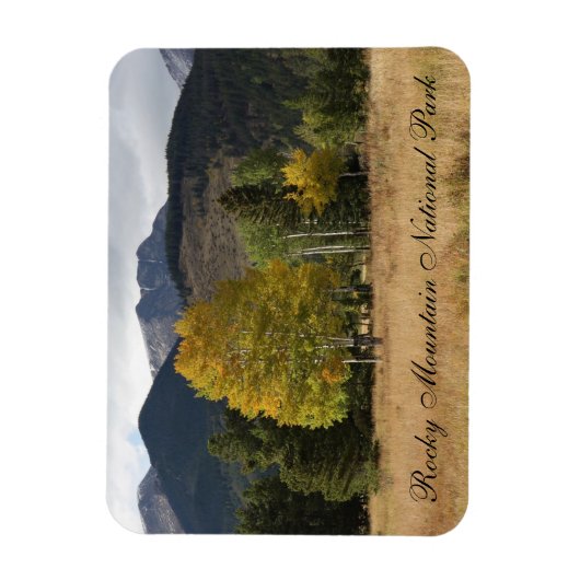 Magnet Flexible Automne sur Mummy Range Parc national des Rocheuse (Vertical)